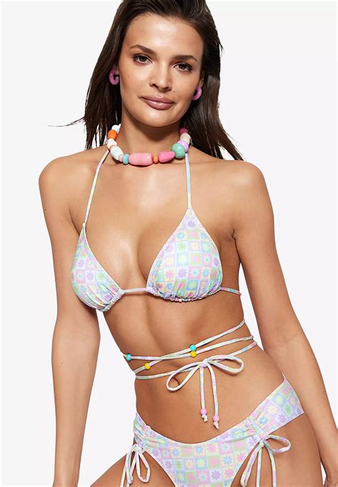 Jual Trendyol Multi Color Bikini Top Original 2024 ZALORA Indonesia