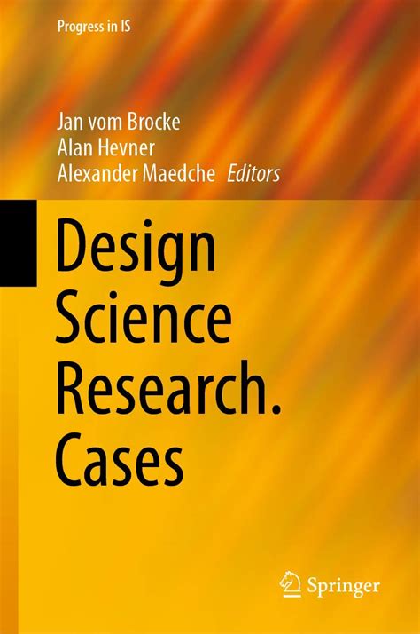 Amazon Design Science Research Cases Progress In Is Vom Brocke