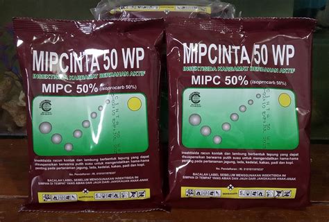 INSEKTISIDA MIPCINTA 50 WP 100 GRAM KARBAMAT BAHAN AKTIF MIPC 50