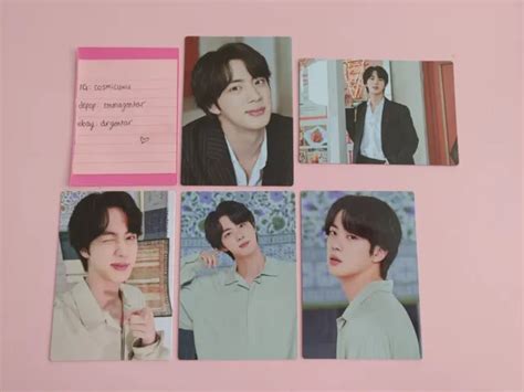 Bts Jin Permission To Dance Las Vegas Photocard Set Kpop Uk Seller