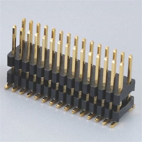 Pin Header Pitch Mm Dual Row Smd Type Dual Plastic