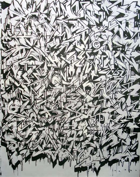 Romanian Graffiti Wildstyle Alphabet