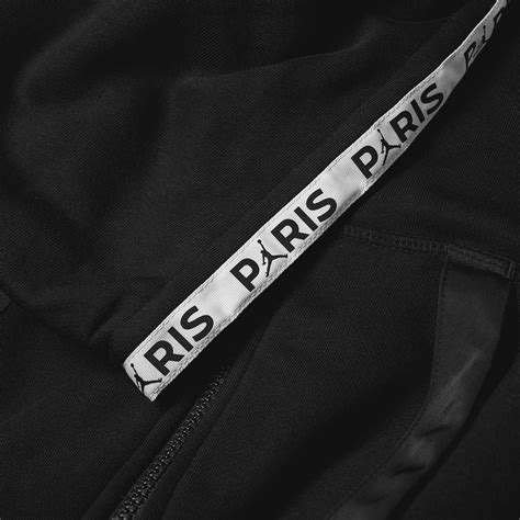 Air Jordan X Psg Zip Up Fleece Black End