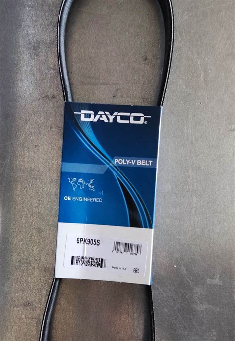 6PK905S Ремень Рено PSA DAYCO | Запчасти на DRIVE2