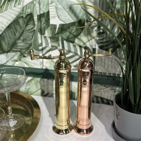 ATLAS BRASS PEPPER MILL 9 SALT MILL 8