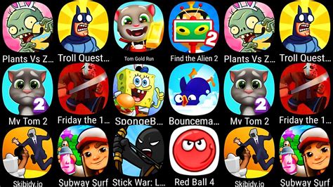 Plants Vs Zombies 2 Troll Quest TV Show Tom Gold Run My Talking Tom 2