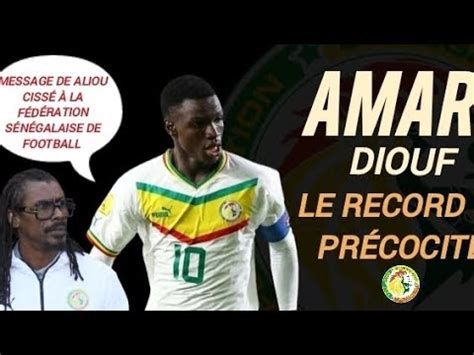 Amara Diouf B T Le Record De Pr Cocit Aliou Ciss Lance Un Message