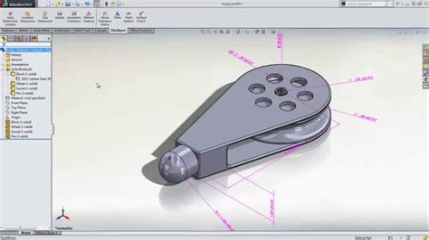 Defining Pmi Data For Multibody Parts In Solidworks Youtube