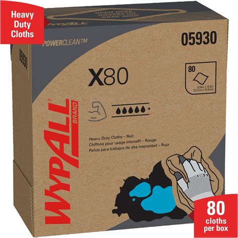 Wypall Power Clean X Heavy Duty Cloths Length X Width