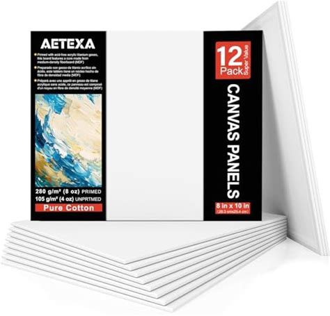 Academy Art Supply Canvases Panels 8 X 10 Inch 100