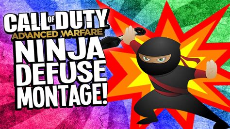 Cod Advanced Warfare Ninja Defuse Montage Youtube