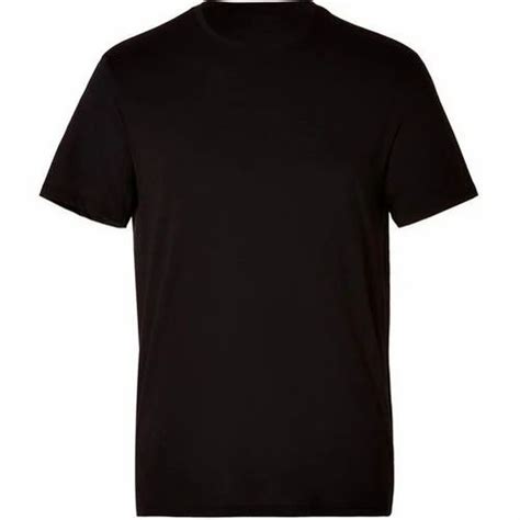 Hexan Black Plain Round Neck T Shirt At In Coimbatore Id