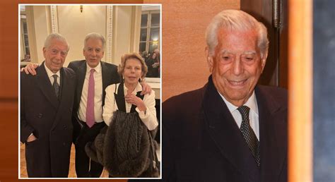 Vargas Llosa Y Su Ex Mujer Patricia De C Ctel En Par S Tras Las