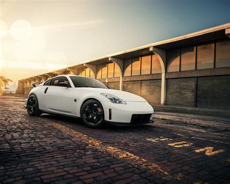 Download wallpaper Nissan, white, 350Z, Nismo, Evano Gucciardo, section ...