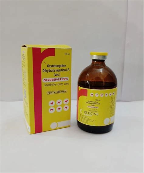 Oxydeep LA Oxyteracycline Dihydrate Injection IP At Rs 22 Bottle