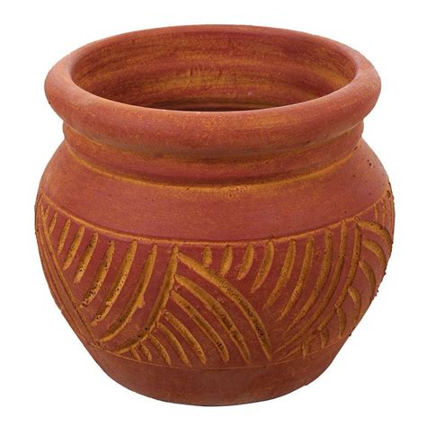 decorative clay pots