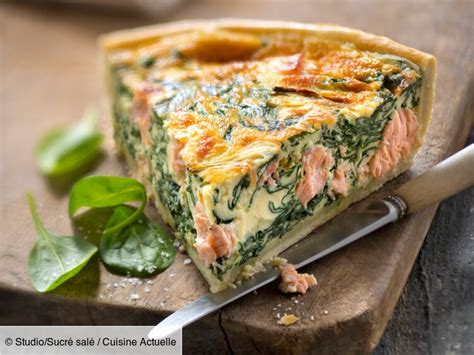 Quiche épinard Saumon La Meilleure Recette Facile Découvrez Les