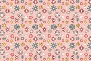 Retro Flowers Seamless Pattern Graphic By Cherishic Creative Fabrica