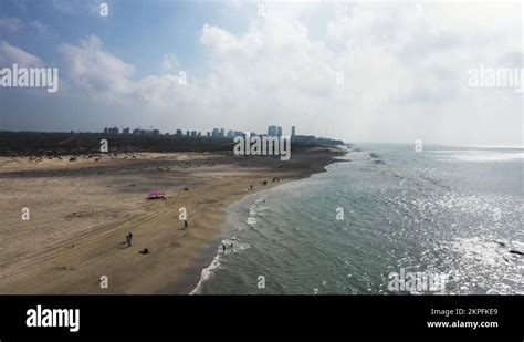 hadera beach stock  footage hd   video clips alamy