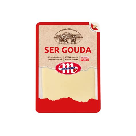 SER GOUDA W PLASTRACH MLEKOVITA 150 G Dobre Ceny Polski Sklepik