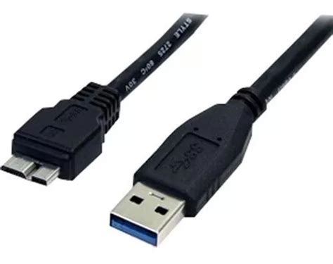 Cabo Usb A M X Micro Usb B Superspeed 3 0 80 Cm Hd Externo Cor Preto