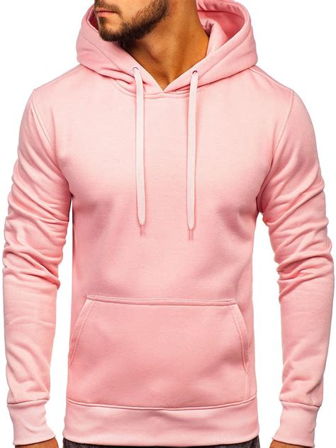 Sudadera Con Capucha Para Hombre Rosa Claro Bolf 2009 Rosa Claro 1