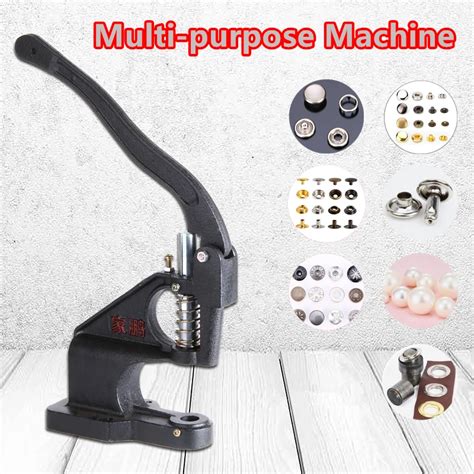 Pearl Rivet Hand Press Eyelet Rivet Machine Snap Button Clinching