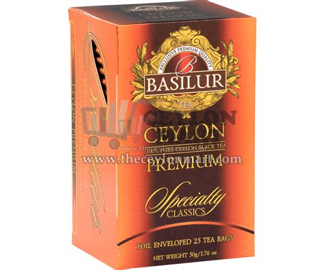 Basilur Ceylon Premium Black Tea 25 Tea Bags The Ceylon Mart