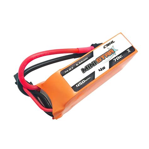 CNHL MiniStar 450mAh 14 8V 4S 70C Lipo Battery XT30 Unmanned Tech