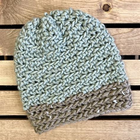 Easy Peasy Textured Beanie Crochet Pattern Simply Hooked By Janet