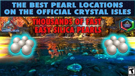 The Best Pearl Locations In The Official Crystal Isles Map Youtube