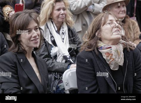 Paris,France.10 th March,2016.Charlotte Gainsbourg, Jane Birkin attend ...