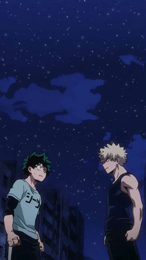 Kacchan Vs Deku Midoriya Bakugo Katsuki Mha Lucha Izuku Fondo De