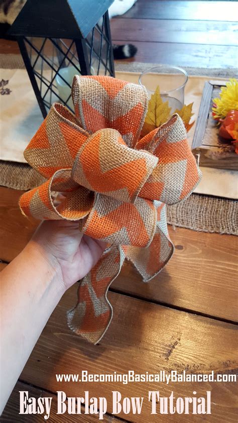 Easy Bow Burlap Tutorial Diy Burlap Burlap Wreath Diy Burlap Crafts