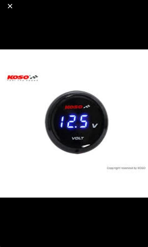 KOSO Voltmeter I Gear Motorcycles Motorcycle Accessories On Carousell