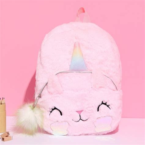 Unicorn Fluffy Backpack Unilovers Fluffy Backpack Unicorn Bag Unicorn Backpack