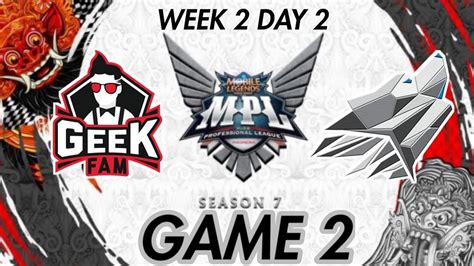 GEEK FAM VS GENFLIX AEROWOLF GAME 2 MPL SEASON 7 WEEK 2 DAY 3 MOBILE