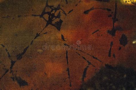 Abstraction Fragment Hot Batik Background Texture Handmade On Silk Stock Photo Image Of