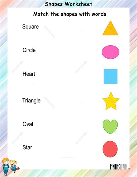 Shapes – Grade 1 Math Worksheets