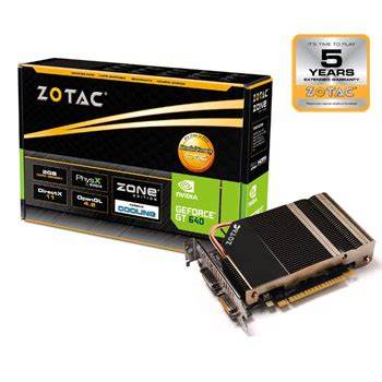 Zotac Geforce Gt Zone Edition Passive Cooled Nvidia Graphics Card