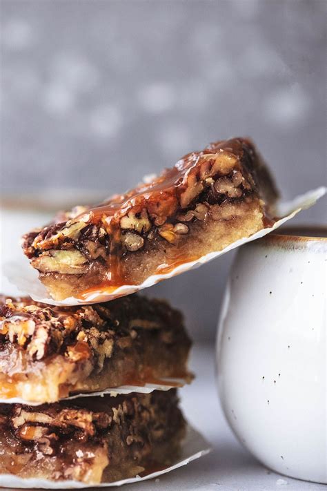 Salted Caramel Pecan Pie Bars Easy Homemade Pie Bars Recipe