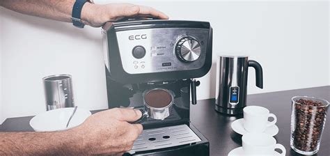 How to handle lever espresso machine correctly - ECG