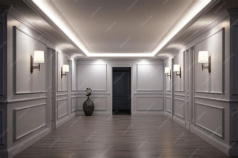 premium ai image    recessed lights mounted   ceiling