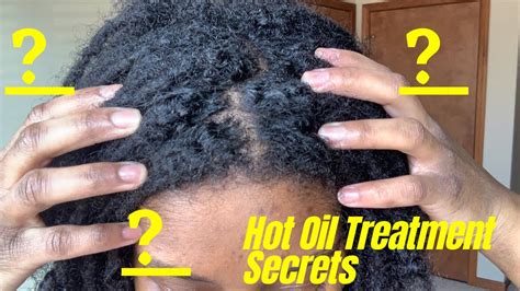 How To Diy Hot Oil Treatment On Dry Locs Youtube