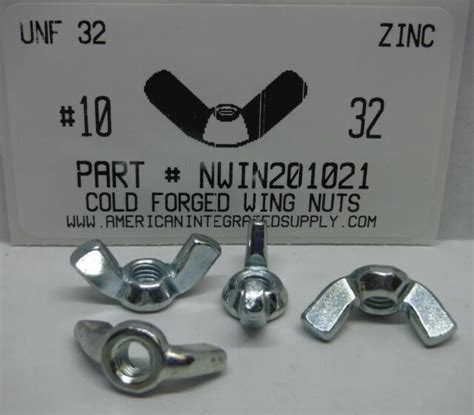 Wing Nuts Cold Forged Steel Zinc Plated Ebay