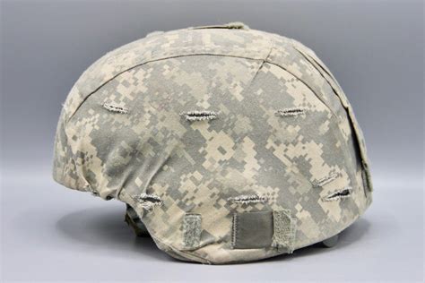 Original Us Army Advanced Combat Helmet With Acu Cover Size Medium