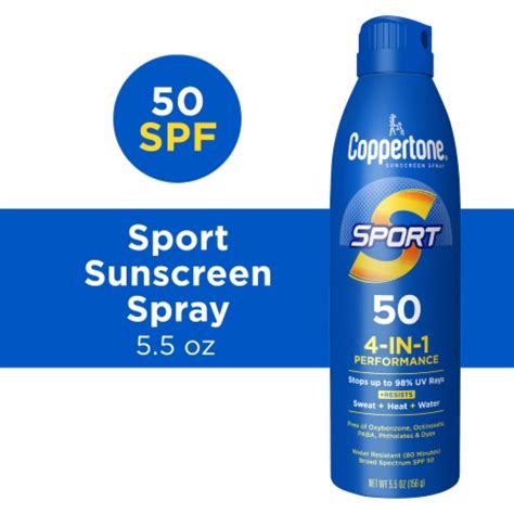 Coppertone Sport Sunscreen Spray Broad Spectrum Spf Water Resistant