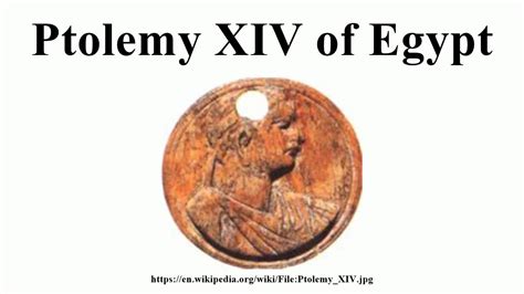 Ptolemy Xiv Of Egypt Youtube