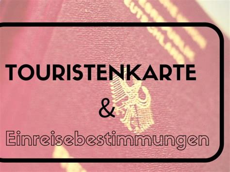 Kuba Touristenkarte Und Einreise Kuba Reisen