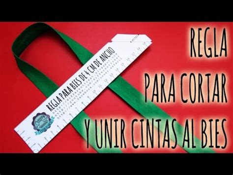 Regla Para Cortar Y Unir Cinta Al Bies YouTube